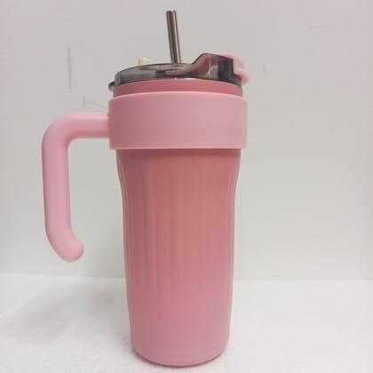 #183 Quirky stainless Steel Tumbler-860ML- PINK