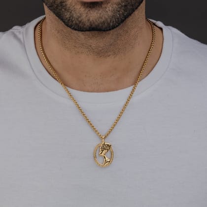 PHARAOH (GOLD) Pendant+ Chain