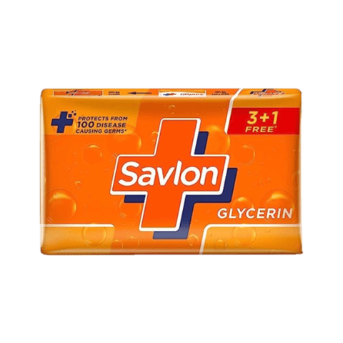 Savlon Glycerine Soap,BOGO(75 gm x 3 + 1), 300 gm Pack