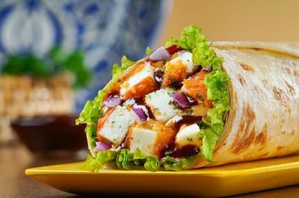 Buldak Fried Paneer Korean Wrap (Spicy)