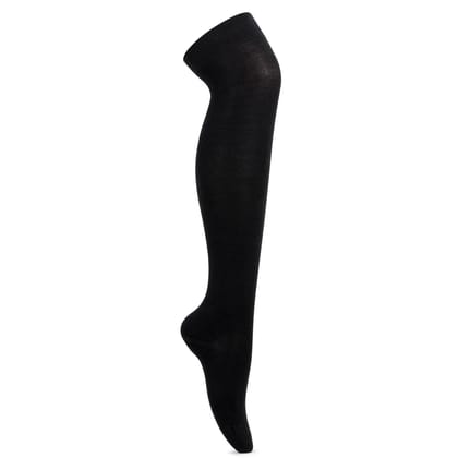 Formal Stockings For School Girls in Single - Black Black 11-13 Years