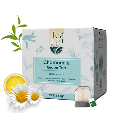 Chamomile Green Tea - 25 Tea Bags