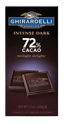 Ghirardelli Intense Dark 72% Cacao Twilight Delight Chocolate Bar