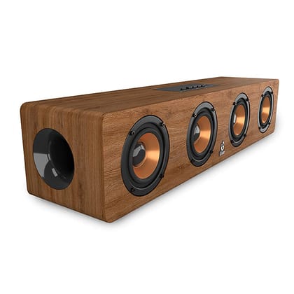 iGear Ensemble 20W Wooden Portable Soundbar With USBTF Card Support-iGear Ensemble 20W Wooden Portable Soundbar With USB/TF Card Support