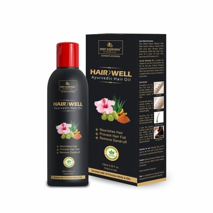 HairWell Ayurvedic Hair Oil | 100 ml-Pack of 1