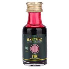 Harveys Pink Food Colouring 28ML