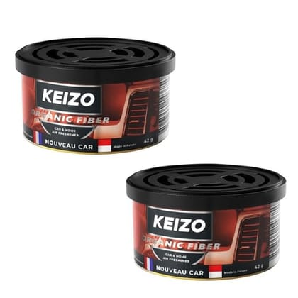 KEIZO Organic Fiber Nouveau Car  Pack of 2