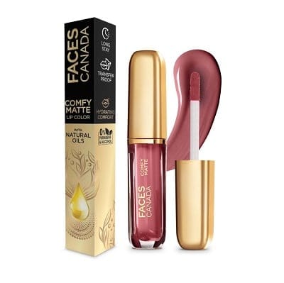 Faces Canada Comfy Matte Lip Color 10 Just So U Know-Faces Canada Comfy Matte Lip Color 10 Just So U Know