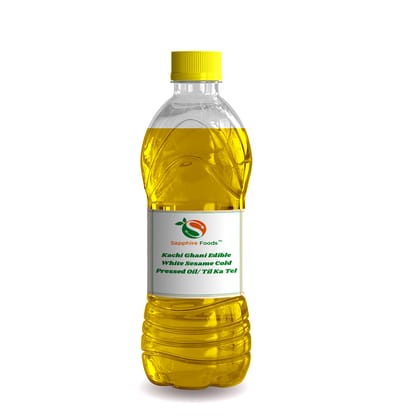 Cold Pressed Edible White Sesame Oil-500 ML