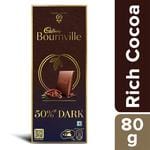 Cadbury Bournville Rich Cocoa Dark Chocolate Bar, 80 G