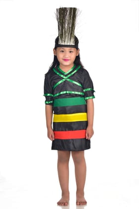 BookMyCostume Indian Eastern State Folk Costume - Female-Rent / 2-3 years