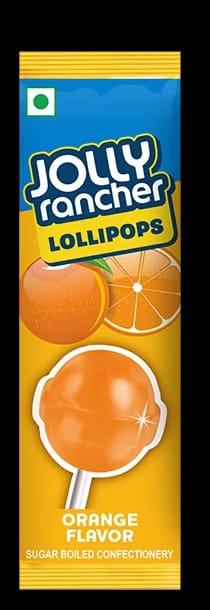 Jolly Rancher Lollipops Orange Flavour, 10.5G Pack OF 6