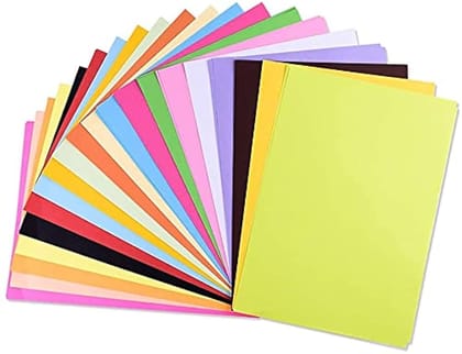 Multi-Purpose A4 Color Paper - Multi Color,100 Sheets