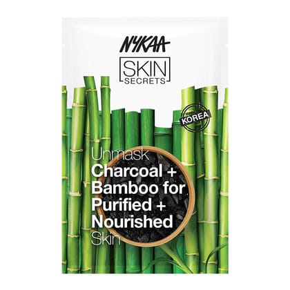 Nykaa Skin Secrets Exotic Indulgence Charcoal + Bamboo Sheet Mask(20ml)