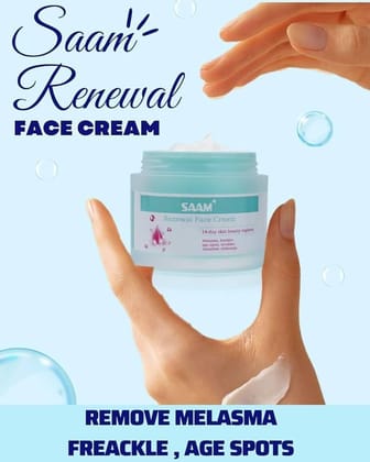 🔥LAST DAY 40% OFF🔥SAAM RENEWAL FACE CREAM  ⭐⭐⭐⭐⭐ (4.9/5)