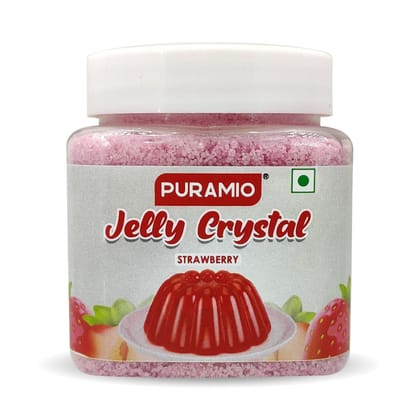 Puramio Jelly Crystal Strawberry, 200 gm