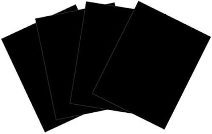 Black Color Chart Paper Special Imperial Size 71Cm X 56 Cm, Pack Of 2 Sheets I Art Card 240 Gsm I Art & Craft, Decorative Craft Smooth Finish Home, School