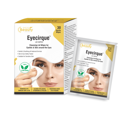 Eyecirque Lid Wipes for Cleansing Eyelids & Skin around the Eyes-25% OFF ON 1 MONTH PACK