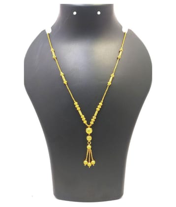 SONI gold plated tanmaniya for women & girls Gold-plated Plated 18 inches short Brass Necklace - Golden