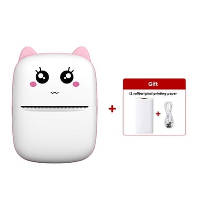 Kitty Mini Printer For Kids-Pink