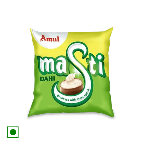 Amul Masti Dahi Plain\, 400 gm Pouch