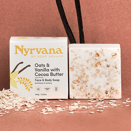 Oats & Vanilla with Cocoa Butter Soap-100