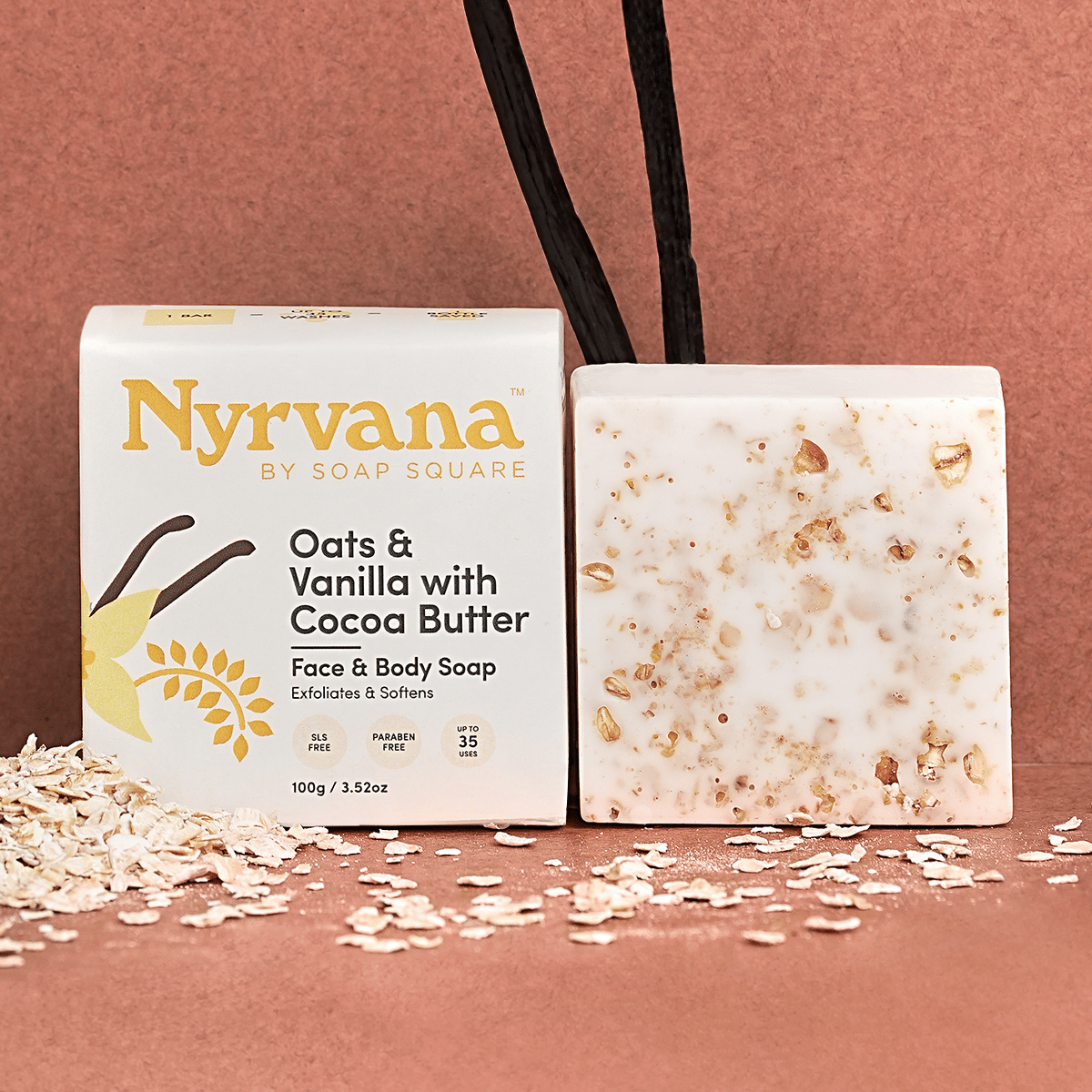 Oats & Vanilla with Cocoa Butter Soap-100