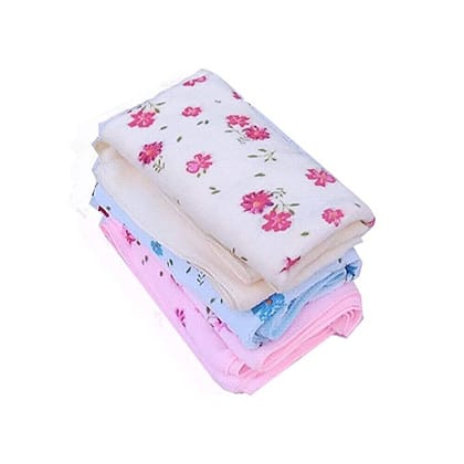 Sanvi Baby's/Kids Super-Soft Muslin Square Ultra Soft Multicolor Cotton Bath Towel/Face Towel