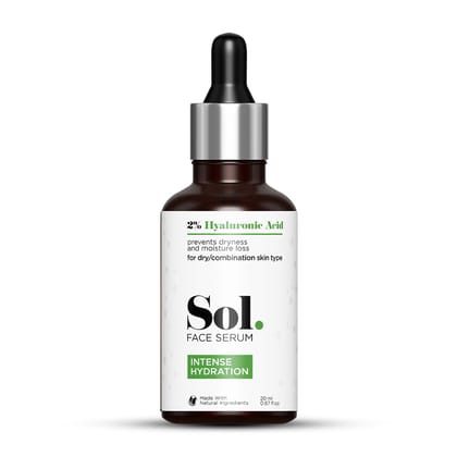 Sol. 2 Hyaluronic Acid Intense Hydration Face Serum-20ml Face Serum at