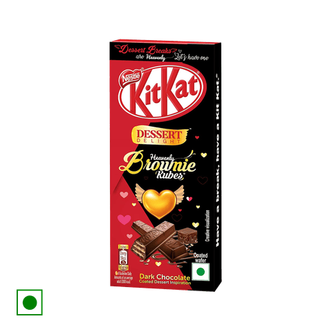 Nestle Kitkat Dessert Delight - Heavenly Brownie Kubes, 50 gm Box