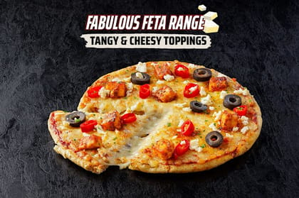 Feta Fanatic Paneer Regular Pizza (Serves 1)