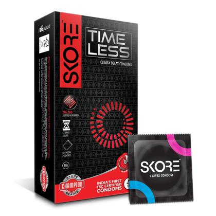 Skore Time Less Condoms 10s