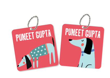 Bag Tags - Pedigree-2 / Square