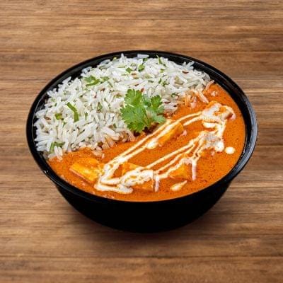 Spicy Paneer Butter Masala Rice Bowl