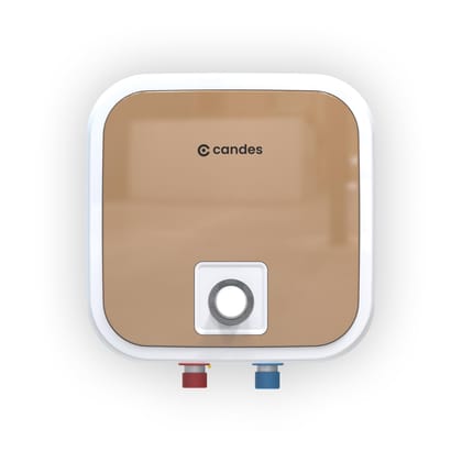 Candes Water Geyser 10 Litre  2000W Copper Element  8-Bar Pressure  3-Level Safety  5-Star BEE Rated Water Heater  Energy Efficient  7 Yr tank  2 Yr Product Manufacturer Warranty  Rose Gold-Cande