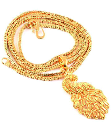 Jewar Mandi Gold Pendant ( Pack of 1 ) - Gold