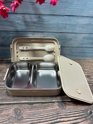 Dubbling two compartment lunch box