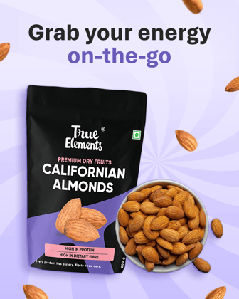 True Elements Californian Almonds 200gm