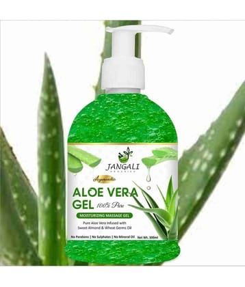 PURE JANGALI ORGANICS Aloe Vera Gel - Moisturize Skin & Younger Looking 300ML