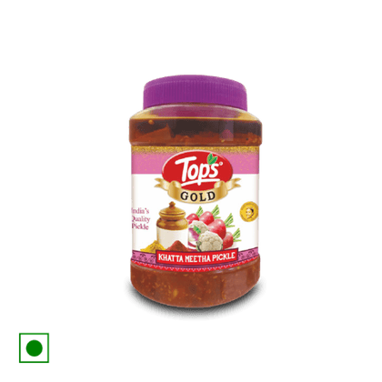 Tops Gold Khatta Meetha Pickle Achar, 1 kg Jar