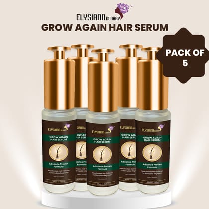 Grow Again Hair Serum Pack of 5