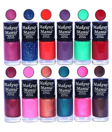 Makeup Mania Nail Polish Set of 12 Pcs, Nail Paint of 6ml each x 12 Pcs, MultiColor Combo Set No.103