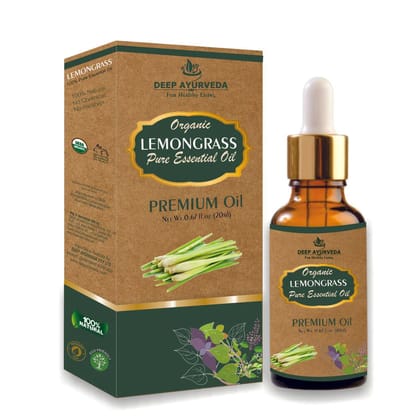 Lemongrass Pure Essential Oil (Cymbopogon Citratus) | 20ml