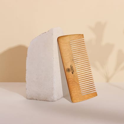 Pure Neem Shampoo Comb-Neem Wood / in