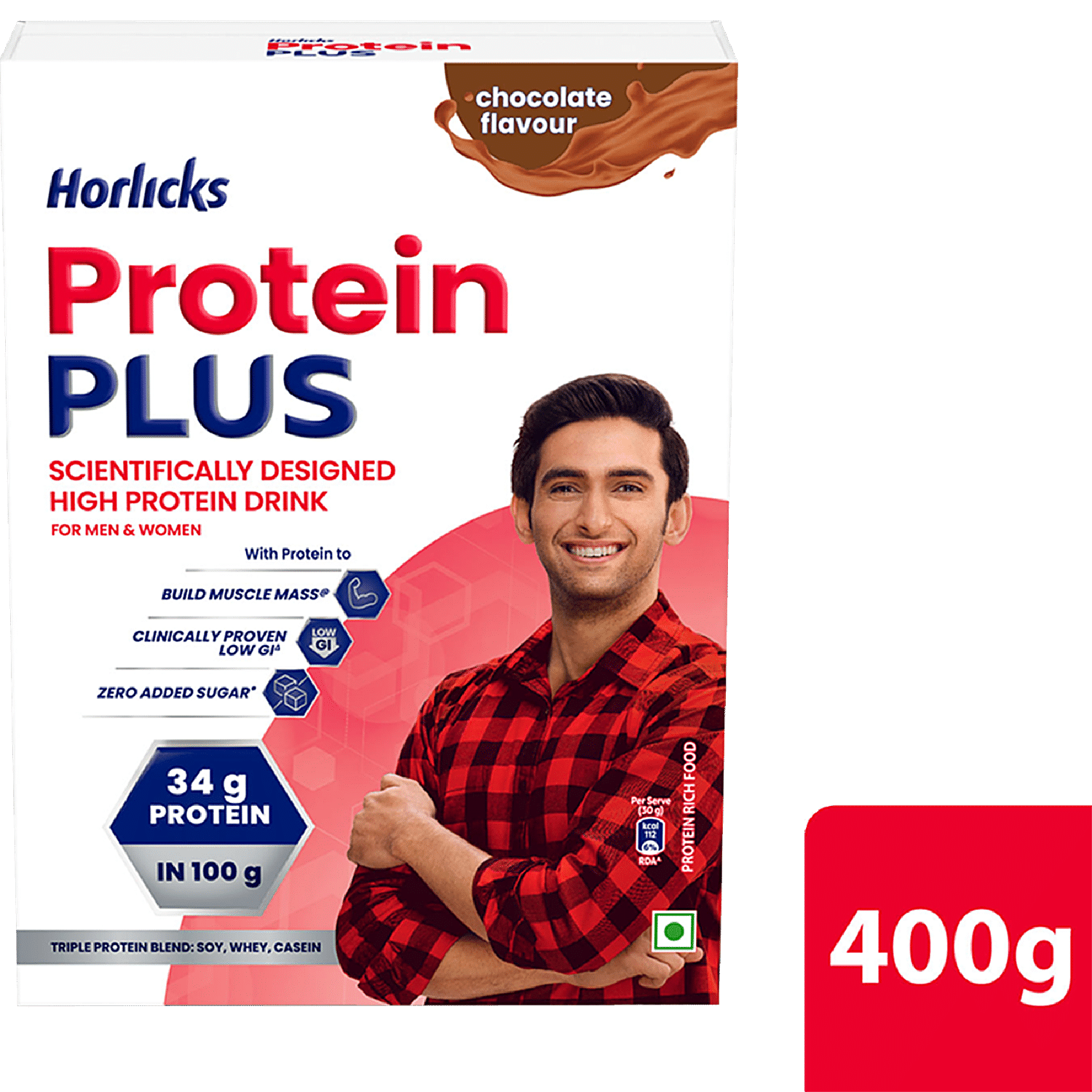 Horlicks Protein Plus, Chocolate, 400 G