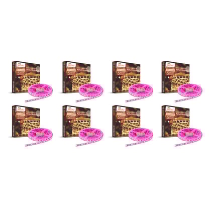 LED STRIP LIGHT 60 LED/Mtr. WITH DRIVER-Pink / Pack of 8