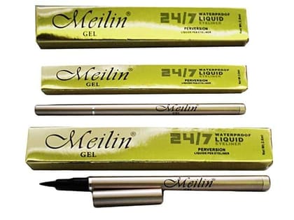 Meilin Gel Black 24/7 Water Poof Liquid Pen Eye Liner 2.6 ml