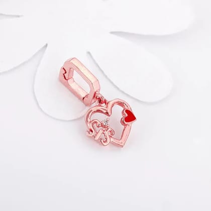 Rose Gold Sister Love Charm