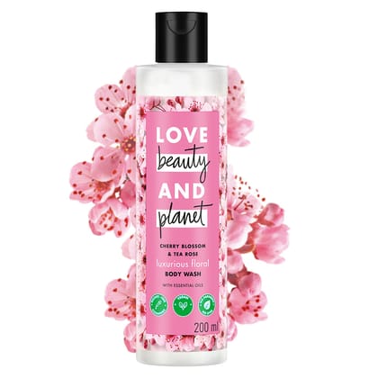 Body Wash - Cherry Blossom & Tea Rose - 200ml