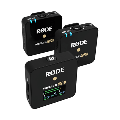 Rode Wireless Go II Dual Channel Wireless Microphone System, Black WIGOII